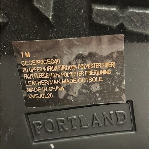 Portland Boot Company CECE Boots with Fur Trim A2 - Picture 10 of 10